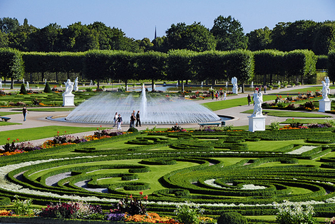 Herrenhäuser Gärten - Große Parterre (Foto: Herrenhäuser Gärten/Hassan Mahramzadeh)